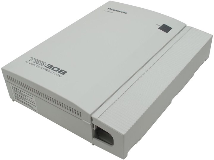 Panasonic KX-TEB308RU аналоговая гибридная АТС мини {3 внешних и 8 внутренних линий (нерасширяемая)}