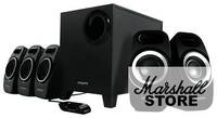 Колонки Creative Inspire T6300 (RTL) <51MF4115AA000> (5x7W +Subwoofer 22W дерево,  ПДУ  проводной)