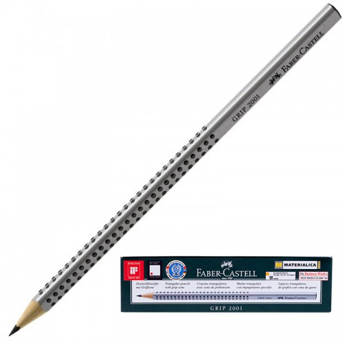 Карандаш ч/граф. "Faber-Castell" Grip 2001, HB, б/ласт /117000