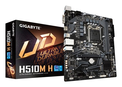 Материнская плата Gigabyte H510M H (V1.7)/(V1.5) Soc-1200  2xDDR4 mATX AC`97 8ch(7.1) GbLAN+VGA+HDMI