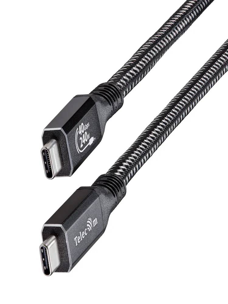 Кабель/ Кабель USB4 TypeCM/CM 8K@30Hz, 40GBps, PD 240W, медь Telecom 2м <TUS840-2M>