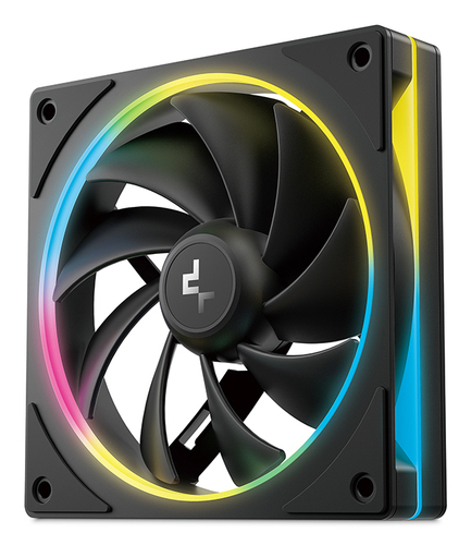 Вентилятор для корпуса Deepcool FL12 SE ARGb 120х120x25 черный 4-pin 28.67дБ (упак.:1шт) (R-FL12SE-BKAPN1-G) Ret