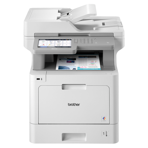 МФУ Brother - MFC-L9570CDW, A4, сканер: планшетный/протяжный, факс, цветной лазерный, RJ-45, Wi-Fi, USB, 2 лотка, 2400 x 600dpi, Duplex, цвет серый, MFCL9570CDWR1
