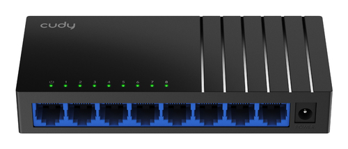Коммутатор CUDY 8-Port Gigabit Desktop Switch 5-Port Gigabit Desktop Switch, 5 10/100/1000M RJ45 Ports, Loop Detection, Desktop Plastic Case, Power Saving, Plug & Play, Wall-Mount (GS108D)