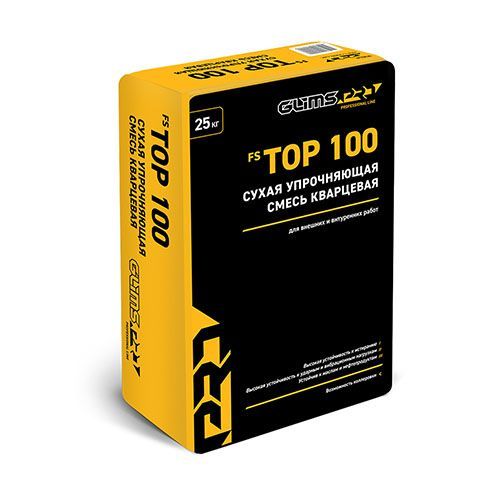 GLIMS PRO FS TOP 100 сухая упрочняющая смесь кварцевая 25 кг мешок