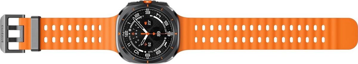 Samsung Смарт-часы Galaxy Watch Ultra LTE 47мм 1.5" AMOLED корп.черный рем.оранжевый