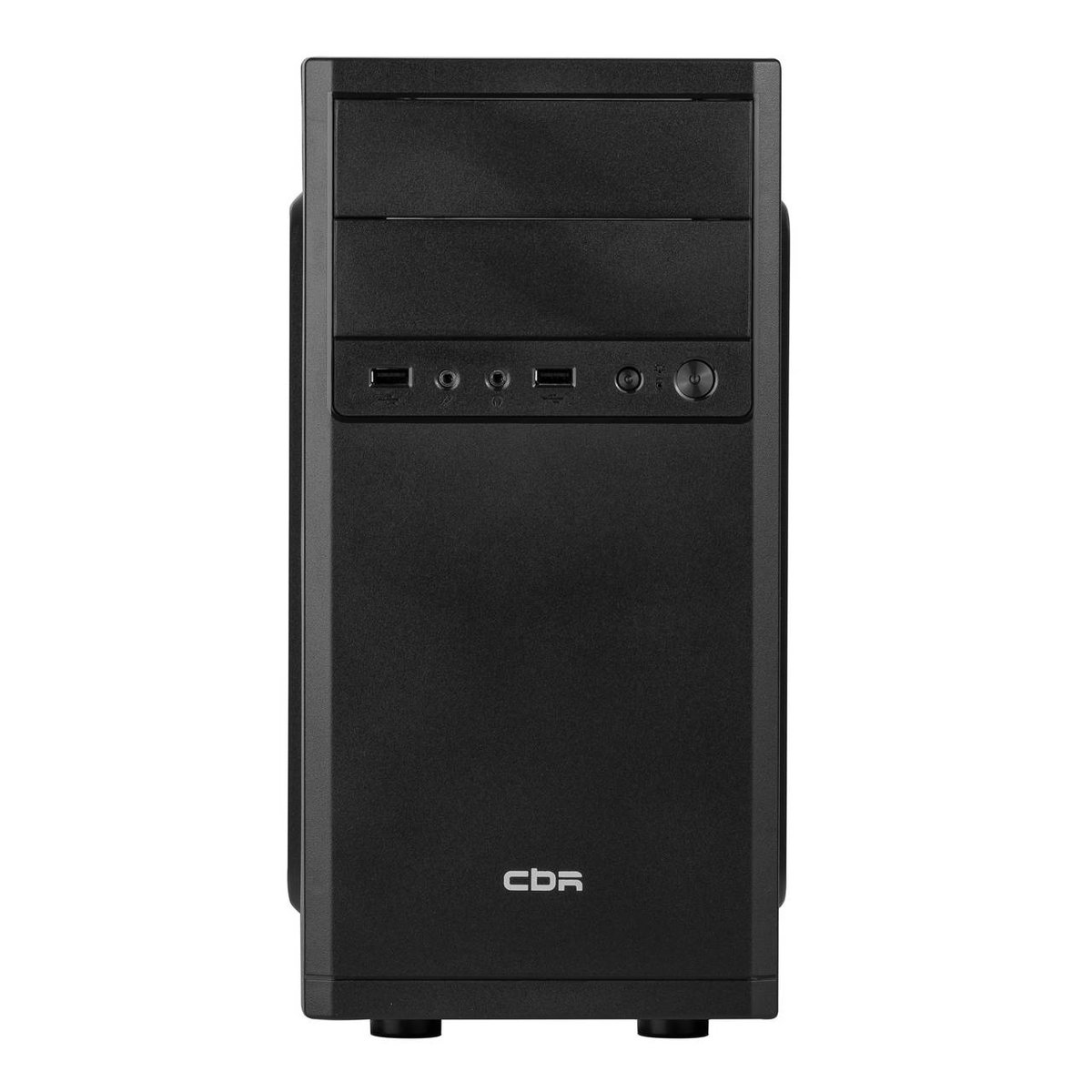 CBR mATX Minitower RD873, без БП, 2*USB 2.0, HD Audio+Mic, Black [PCC-MATX-RD873-WPSU]