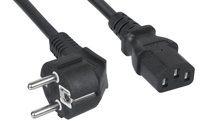 компьютер-розетка 220V 1.8м Европейский стандарт IEC-320-C13 10A 1мм