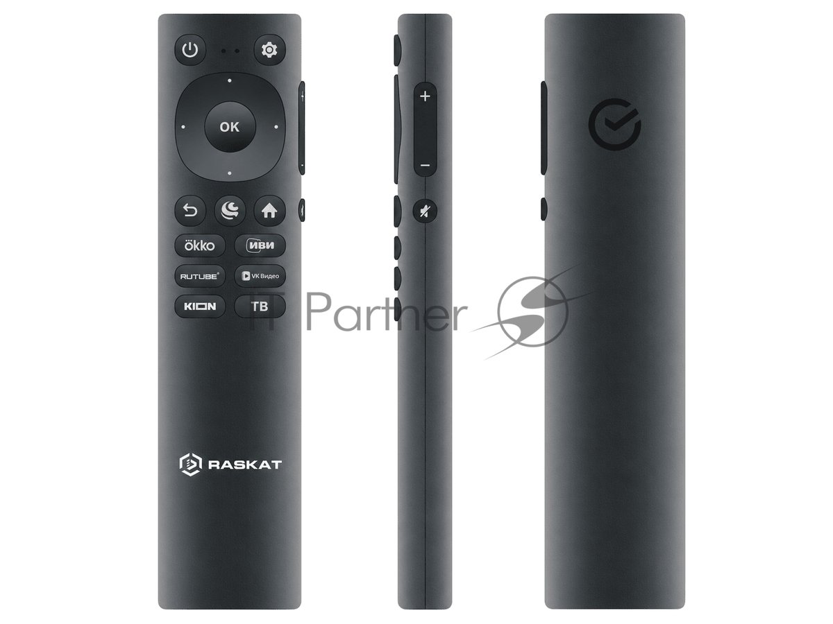 Телевизор RASKAT 50" 50U4300B черный LED UHD 60Hz Smart TV Салют ТВ 1.5GB/8GB