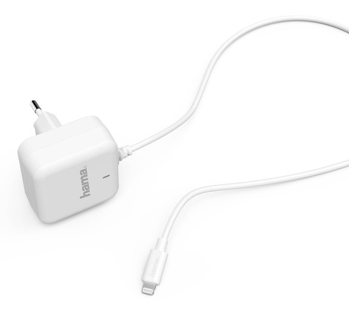Сетевое зарядное устройство Hama 00183318, 30W, 3A, PD, для Apple, белый