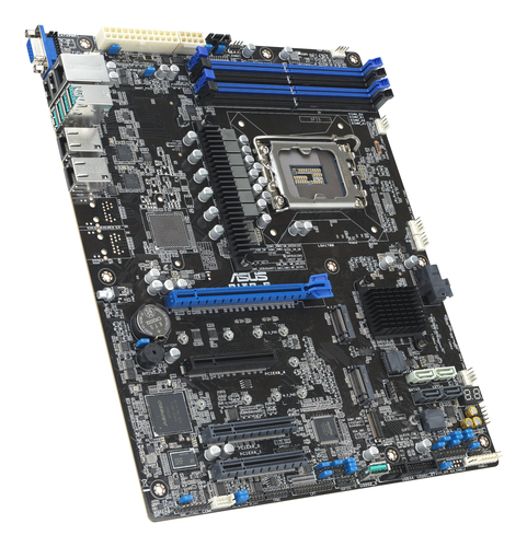 Материнская плата/ ASUS P13R-E, ATX, 1 x Socket LGA1700, Intel C266, 4x DDR5 4400, 4x PCI-E x4+x8 Gen4+Gen5, 8 x SATA 6Gb/s ports, 2 x M.2 22110 NVMe x4, 2 x 1GbE Intel I210AT2 + 1 x Mgmt LAN, Aspeed AST2600,4 x USB 3.2 Gen2+2 x USB 2.0