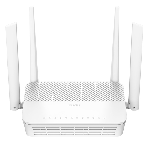 Маршрутизатор CUDY  GP3000V  AX3000 Wi-Fi 6 VoIP GPON Router Dual Band Gigabit xPON Router, Realtek chipset, GPON/EPON,  2402Mbps at 5GHz + 576Mbps at 2.4GHz, 802.11ax/ac/a/b/g/n, 1 PON Port, 4 Gigabit RJ45 port, 1 RJ11 Port, Power ON/OFF Button,WPS Button,WiFi Button, Reset button,TR069/TR098/TR111/T