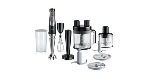 Braun Блендер Braun MQ9187XLI (1200 Вт/ скоростей 3/ турборежим/ венчик, 2X измельчитель, стакан)