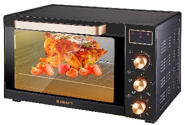 Мини-печь Kraft KF-MO 3506 KGLB (черный/золото) с дисплеем