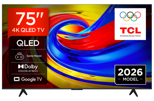 Телевизор QLED TCL 75" 75P7L (2026) черный 4K Ultra HD 60Hz DVB-T DVB-T2 DVB-C DVB-S DVB-S2 USB WiFi Smart TV