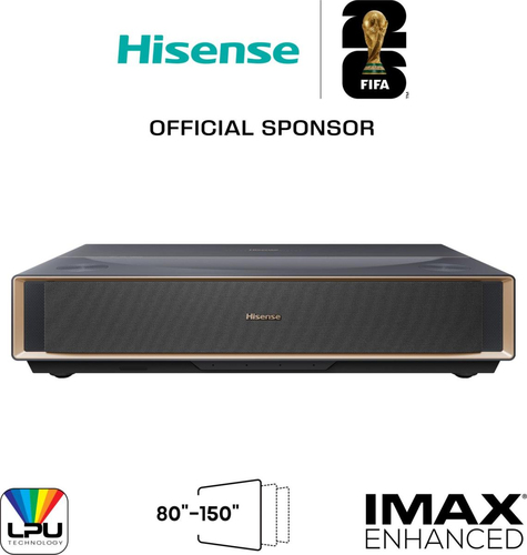 Проектор Hisense PT1 DLP 2500Lm ANSI (3840x2160) 3000:1 ресурс лампы:10000часов 1xUSB  typeA 3xHDMI 7.2кг