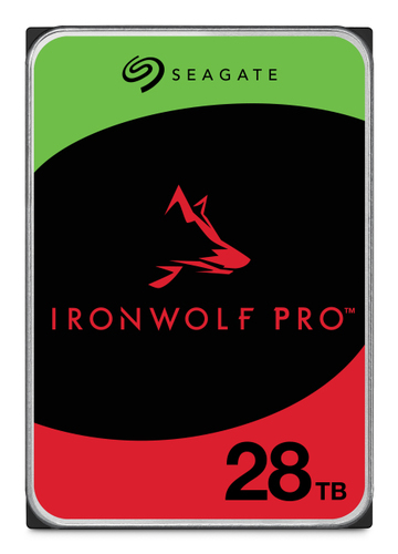Диск HDD Seagate - IronWolf Pro, для системы хранения, SATA, 6 Гб/с, 3.5", 28 ТБ, 7200 rpm, 512MB, ST28000NT000