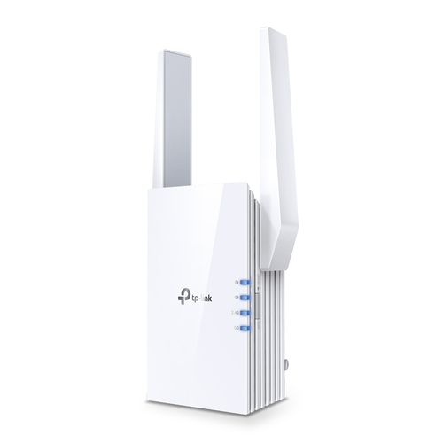 Усилитель Wi-Fi/ AX3000 Wi-Fi 6 Range Extender, 574 Mbps at 2.4 GHz + 2402 Mbps at 5 GHz, 2 ? External Antennas, 1 ? Gigabit Port, Qualcomm 1.0GHz Dual-Core CPU, 1024 QAM, HE160, Wall Plugged