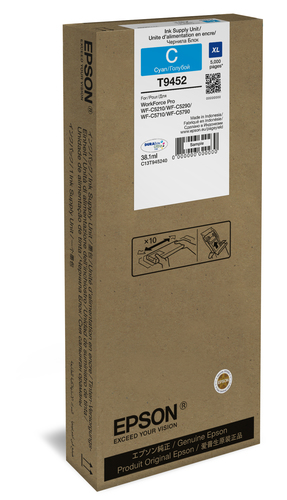 Картридж струйный Epson C13T945240 голубой (5000 стр. 38.1 мл) для WorkForce WF-C5290DW WF-C5290, WF-C5790DWF WF-C5790