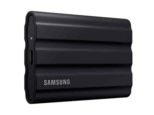 Твердотельный накопитель SSD Samsung T7 Shield Black External MU-PE1T0S/WW 1TB 1.8" USB 3.2 Gen2 Type-C, 1050/1000