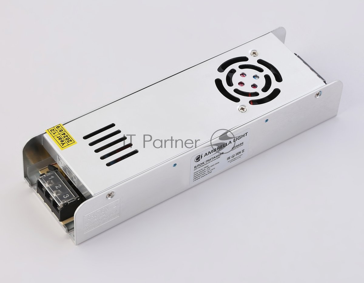 Блок питания 24V 360W 15A IP20 185-260V EMC 223*67*40