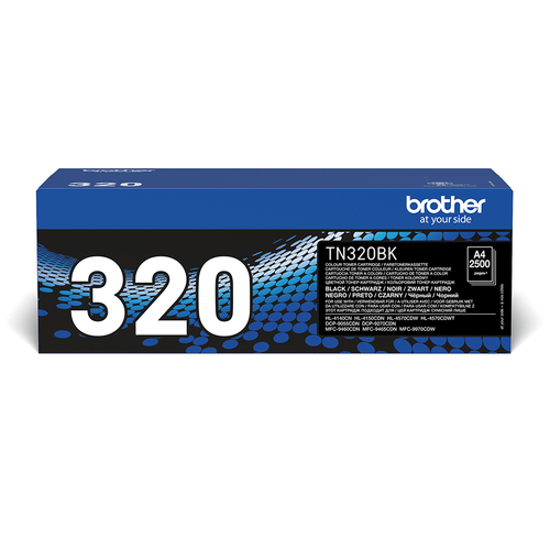 Тонер-картридж Brother TN-320BK  Black для HL4140CN/4150CDN/4570CDW/4570CDWT,DCP9055/9270CDN,MFC9460CDN/9465CDN/997