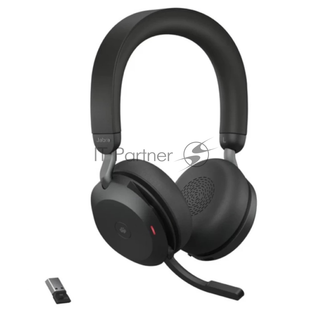 Гарнитура беспроводная Jabra Evolve 2 75, Link380a MS Stereo Stand черный