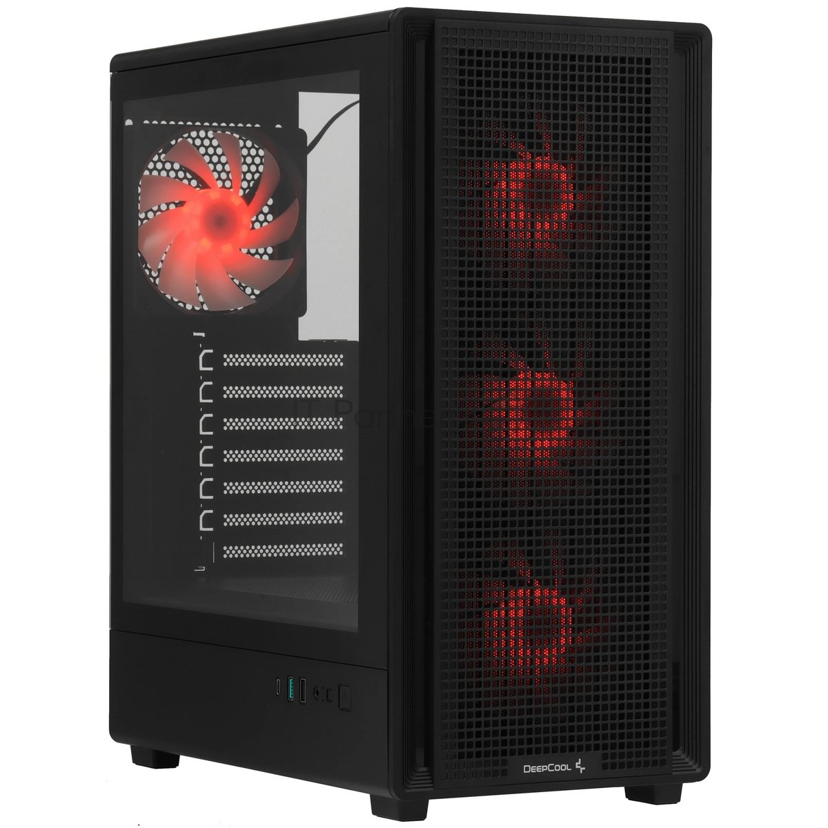 Корпус DeepCool CC550 4F, Midi-Tower, чёрный, 4 x 120 мм