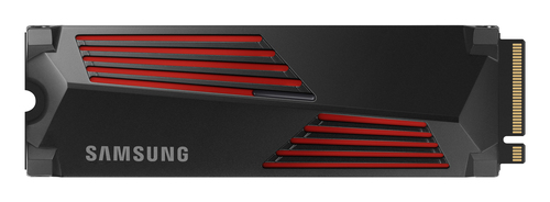 Диск SSD Samsung - 990 PRO with Heatsink, для ноутбука, M.2 2280, 1 ТБ, PCIe 4.0 NVMe x4, speed write-6900МБ/с read-7450МБ/с, TLC, Samsung in-house Controller, MZ-V9P1T0CW