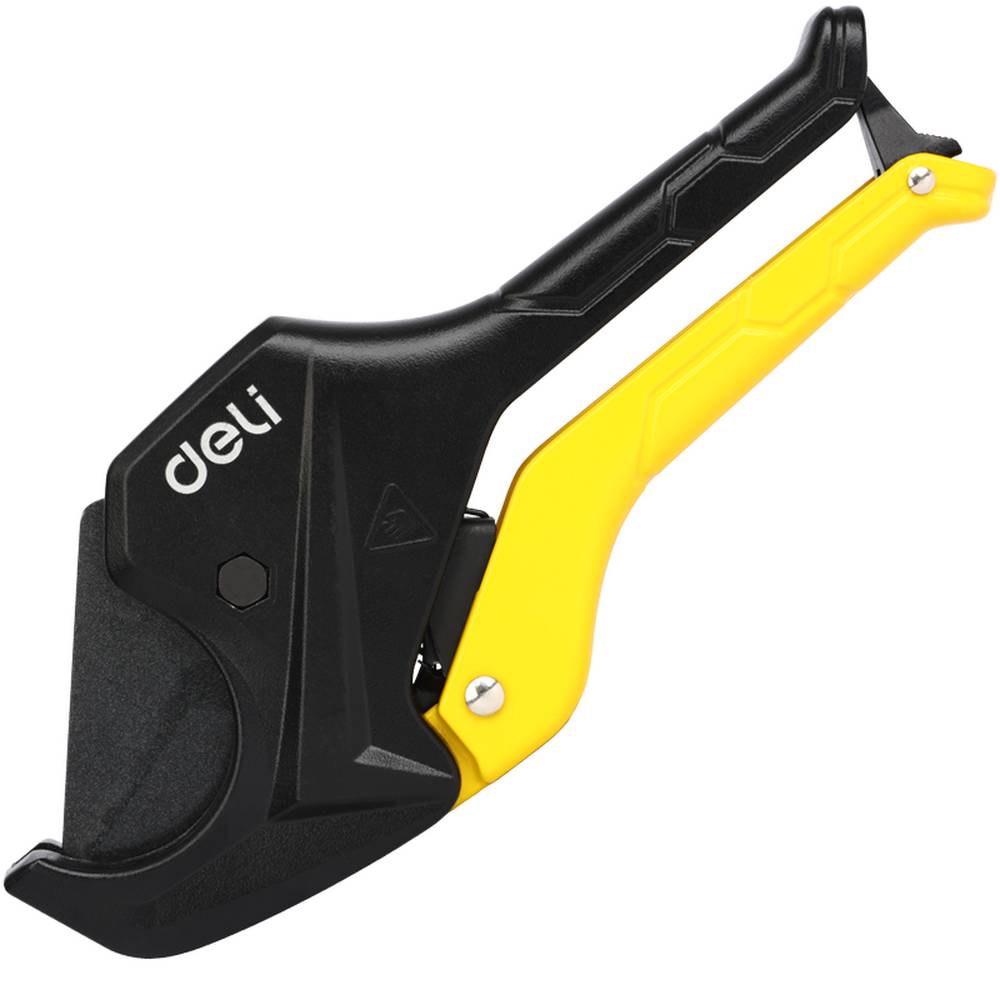 Труборез для пластиковых труб Deli DL2501 диаметр реза до 36мм, лезвия с  тефлоновым  покрытием,  сталь SK5