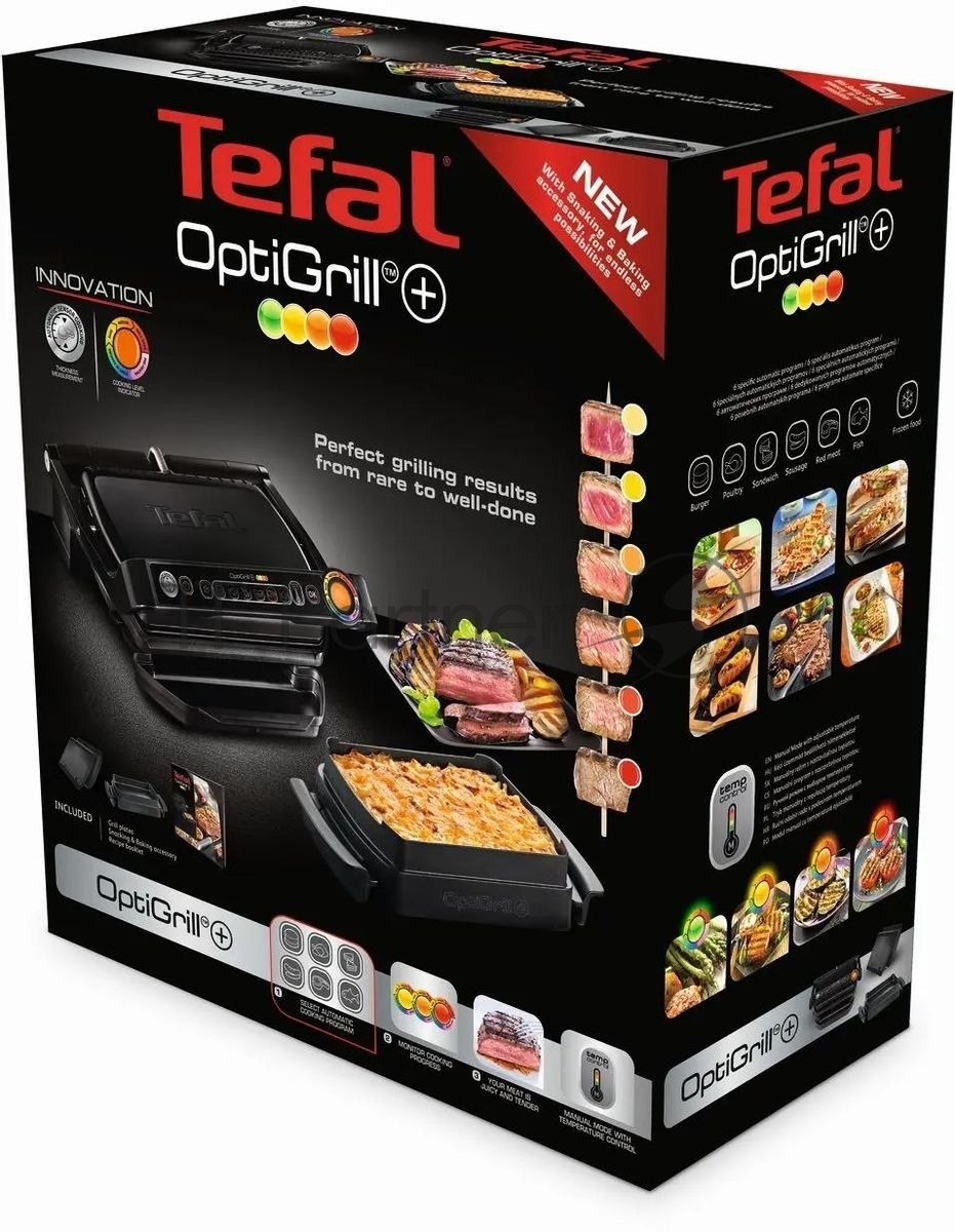 Электрогриль Tefal Optigrill+ GC714834, 2000Вт