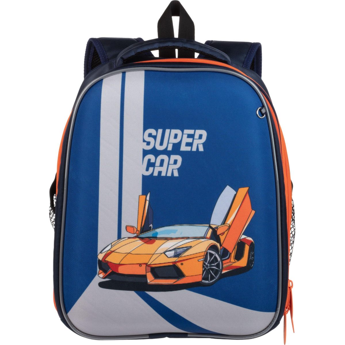 Ранец школьный Комус Класс Light Super car, 2 отделения, 700гр (1976809), 80шт.