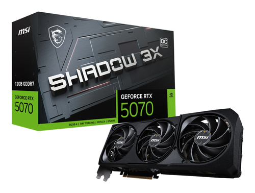 Видеокарта MSI GeForce RTX 5070 12G  SHADOW 3X OC