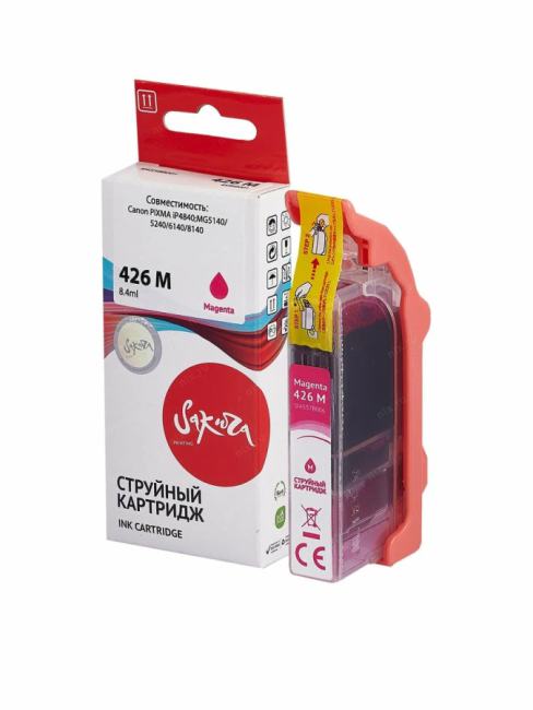 SI4558B001 Sakura 4558B001 (426 M) для Canon PIXMA iP4840;MG5140/5240/6140/8140,  пурпурный, 8,4  мл., 650 к.