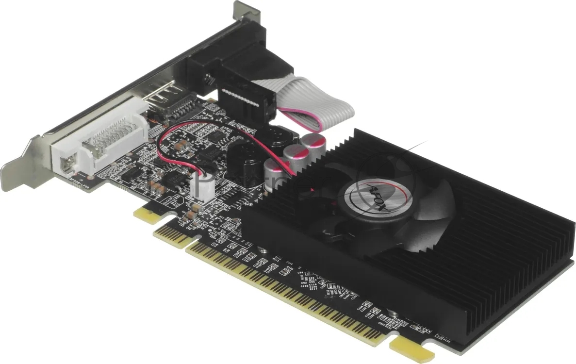 Видеокарта AFOX GeForce GT 610, 2 GB DDR3, 64 bit, HDMI, DVI-D, VGA, GPU 810 MHz