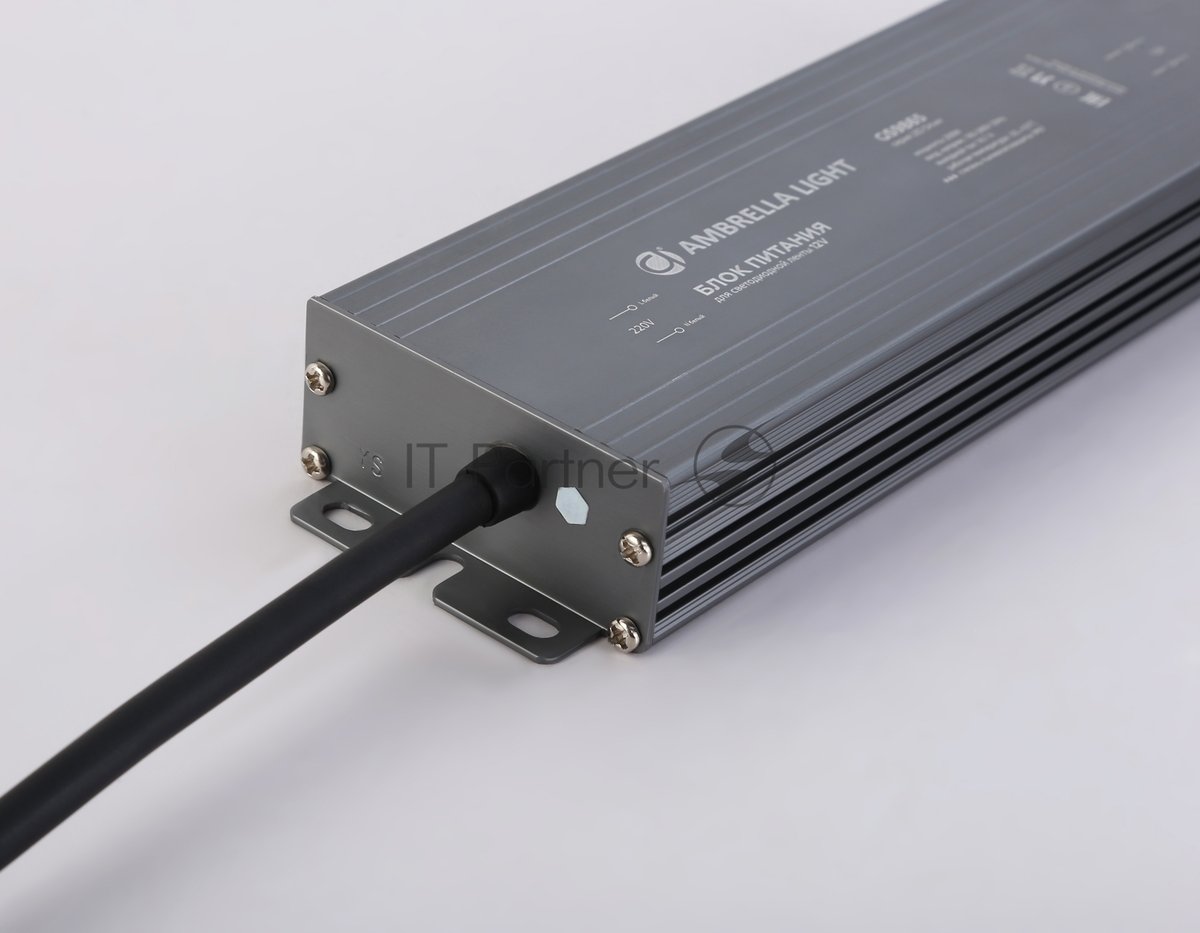 Блок питания 12V 200W 16.7A IP67 185-260V 220*65*28