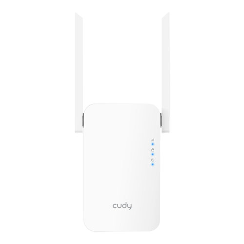 Маршрутизатор CUDY AX1800 Wi-Fi 6 Mesh Repeater, AP mode, Chipset MediaTek, Cudy Mesh Support,  1201Mbps at 5GHz + 574Mbps at 2.4GHz, 802.11ax/ac/a/b/g/n,  1 Gigabit ethernet Port, WPS button, Intelligent Signal Light, WPA3, LED control