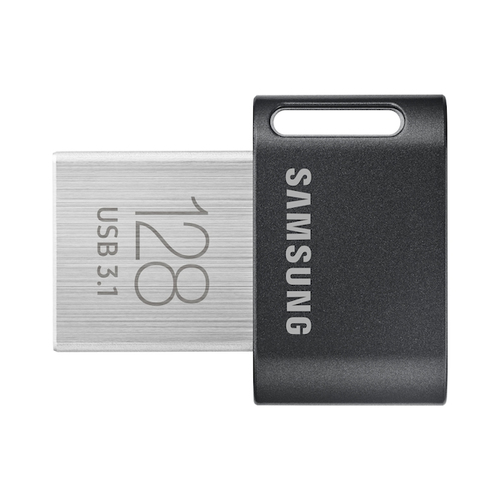 USB накопитель Samsung - Fit Plus, USB Type A (USB 3.2 Gen 1), 128 ГБ, цвет чёрный, MUF-128AB/APC