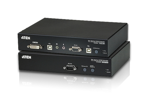 CE690-AT-G - КВМ-удлинитель, ATEN, CE690-AT-G, USB, DVI, Optical KVM Extender (до 20 км), W/EU ADP
