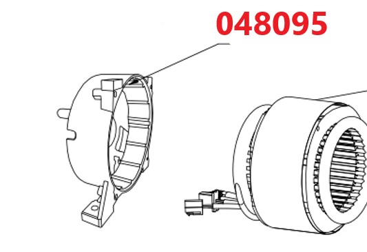 Крышка альтернатора опорная (под подшипник,лапы) SDG 7000(..),LT192FD / Alternator bracket (2.01.05.04.0011)