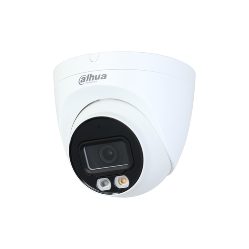DH-IPC-HDW2449TP-S-IL-0280B Уличная купольная IP-видеокамера Full-color с ИИ. 4Мп; 1/2.9” CMOS; объектив 2.8мм; WDR(120дБ); чувствительность 0.008лк@F1.6 сжатие: H.265+, H.265, H.264+, H.264, MJPEG; 2 потока до 4Мп@25к/с; видеоаналитика: SMD Plus (Умная детекция движения), охрана периметра; ИК-подсветка до 30м, LED-подсветка до 30м; встроенный микрофон; MicroSD до 256Гбайт; защита: IP67; питание: 12В(DC), PoE; корпус: металл, пластик.