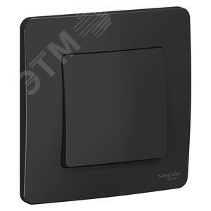 Выключатель Systeme Electric BLNVS010106 1-клавишный,  10А,  250B  Антрацит внутр