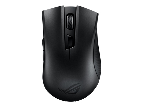 Мышь Asus - ROG Strix Carry, Беспроводная, 2.4 ГГц, Optical, 50 - 7200 dpi, 6 btns, gaming, цвет чёрный, 90MP01B0-B0UA00