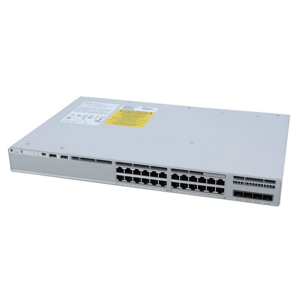 Cisco Catalyst 9200L 24-port Data, 4x10Gb uplink, PS 1x125W, Network Essentials, C9200L-24T-4X-E