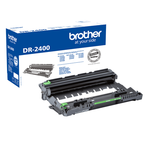 Фотобарабан Brother DR-2400 для MFC-L2750DW/L2730DW/L2710DW/DCP-L2550DN/L2530DW/L2510D/HL-L2375DW/l2370DN/L2350DW/L2310D черный 12000стр DR2400