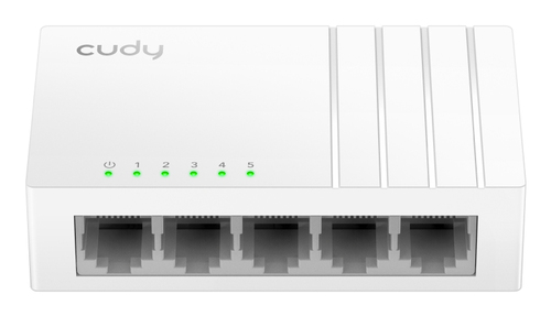 Коммутатор CUDY 5-Port Gigabit Splitter with USB C 5-Port Gigabit Desktop Switch, 5 10/100/1000M RJ45 Ports, Loop Detection, Desktop Plastic Case, Power Saving, Plug & Play, Wall-Mount, Power Adapter Not Included (GS105U)