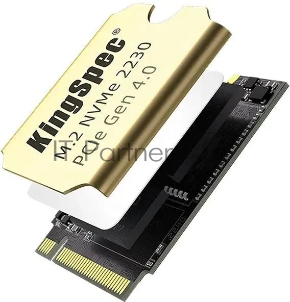Накопитель SSD KingSpec XF-512 2230, PCIe 4.0 x4, 512 ГБ, M.2 2230