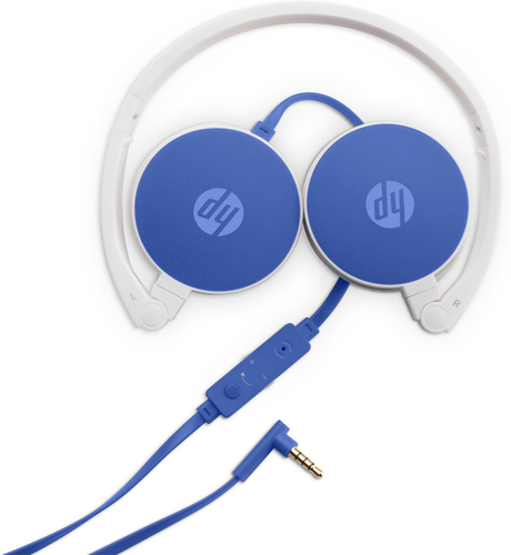 Гарнитура HP H2800, mini jack 3.5 mm, белый/синий (W1Y20AA)
