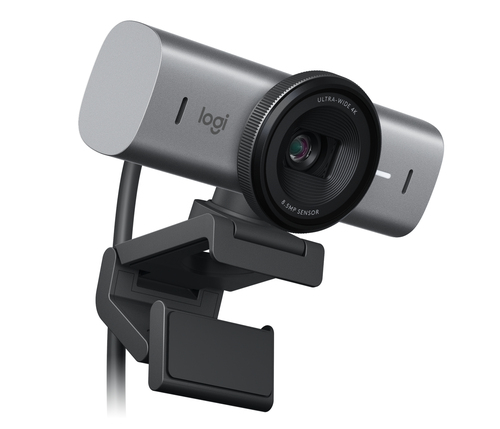 Веб-камера Logitech MX Brio 705 3840x2160, 30 кадр/с, USB Type-C, микрофон (2 шт, шумоподавление), автофокус, HDR, крепление на мониторе, графитовый