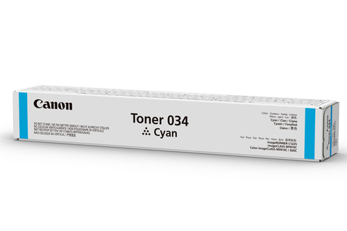 Canon 034C тонер-картридж для  iR C1225/iF. Голубой. 7300 страниц. [9453B001] (CX)